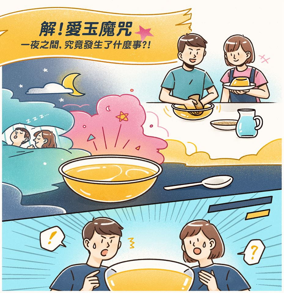 為何愛玉凍無法凝結?